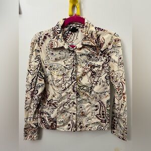 Grace Elements Multicolor Paisley Blouse